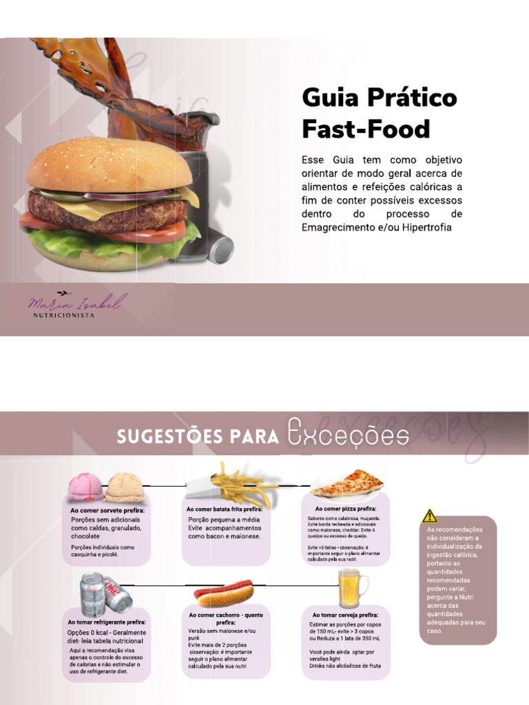 Fast Food Curso Completo 1 | PDF