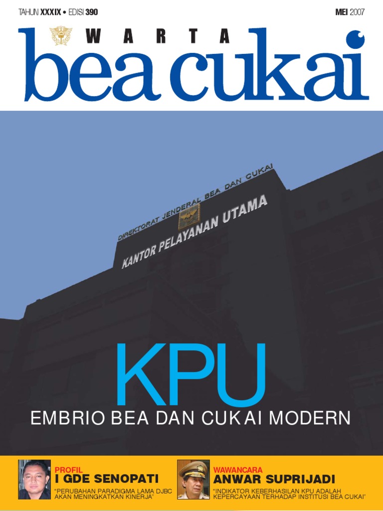 Warta Bea Cukai Edisi 390