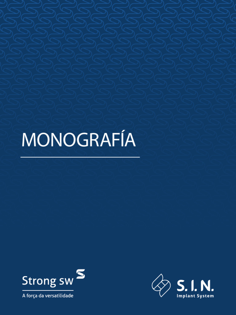 Sin Implant System Monografia Strong SW Es | PDF