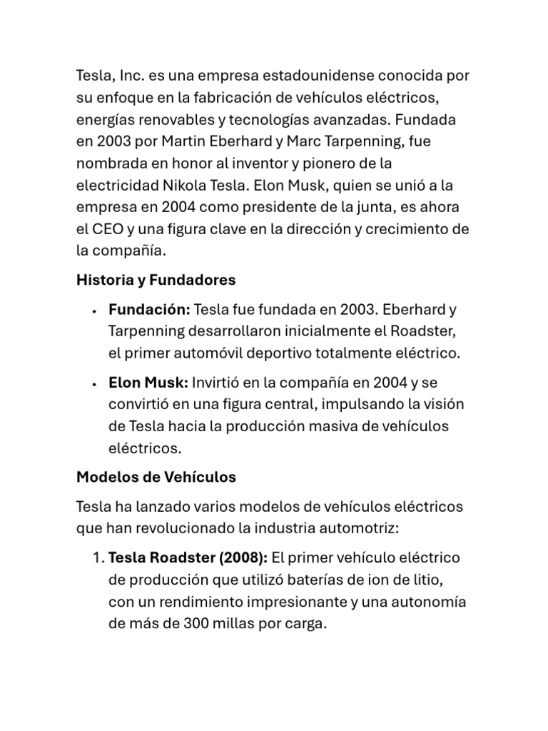 Tesla Vive | PDF | Elon Musk | Negocios