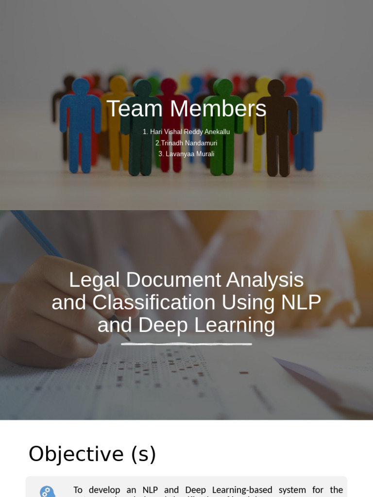 Legal Document Analysis and Classification | PDF
