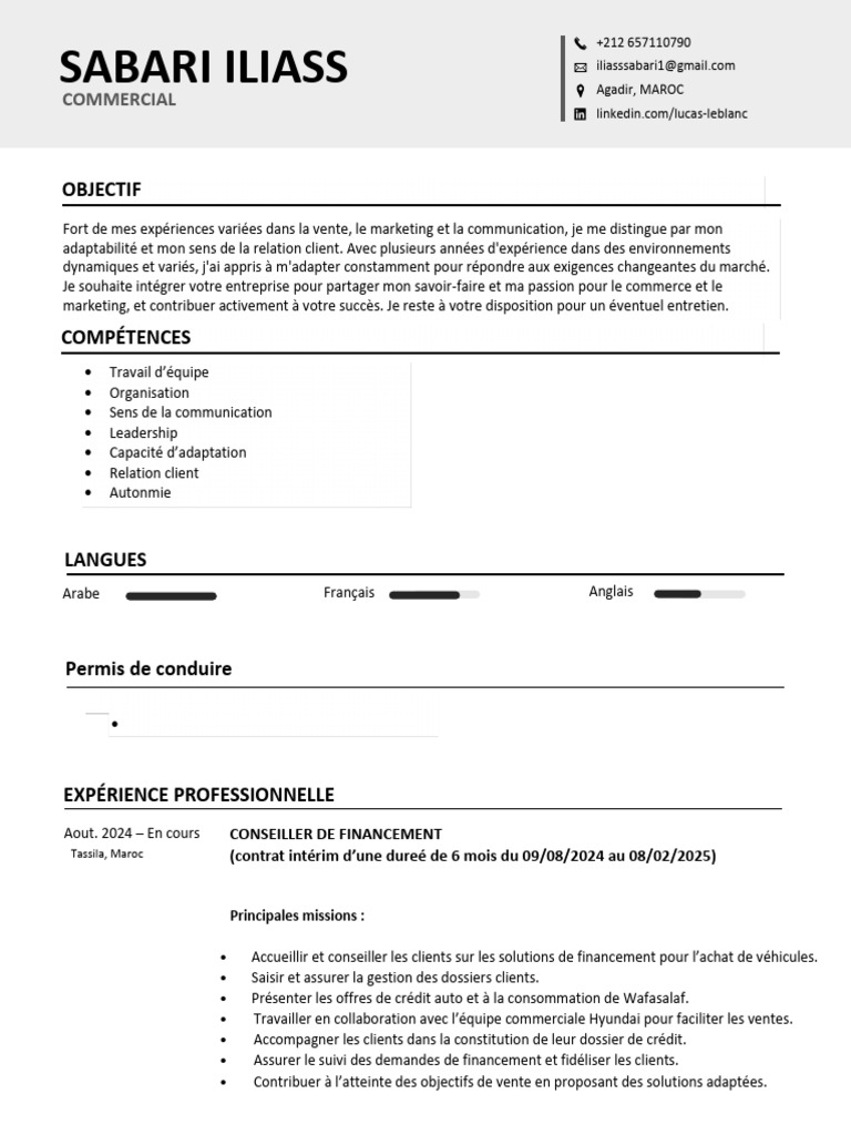 Cv Canadien Français 240905 140623 Pdf