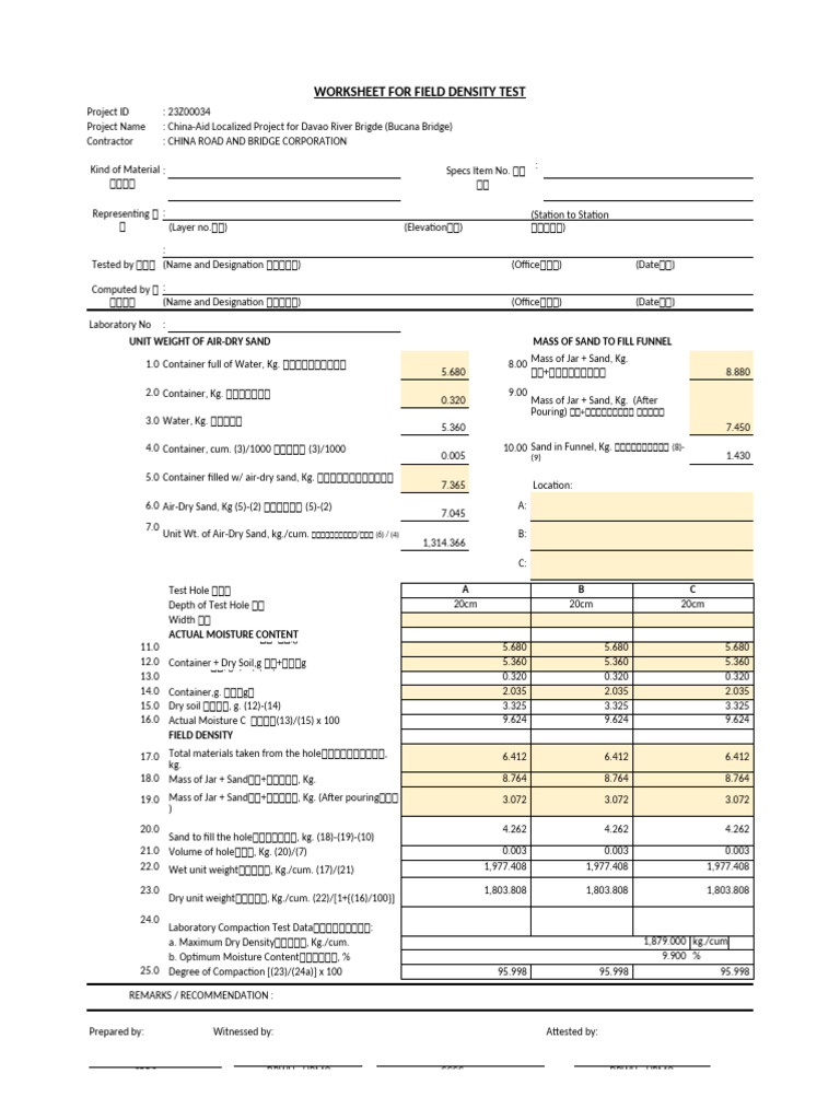 FDT Form | PDF