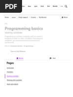 Input and Output - Programming Basics - KS3 Computer Science Revision ...
