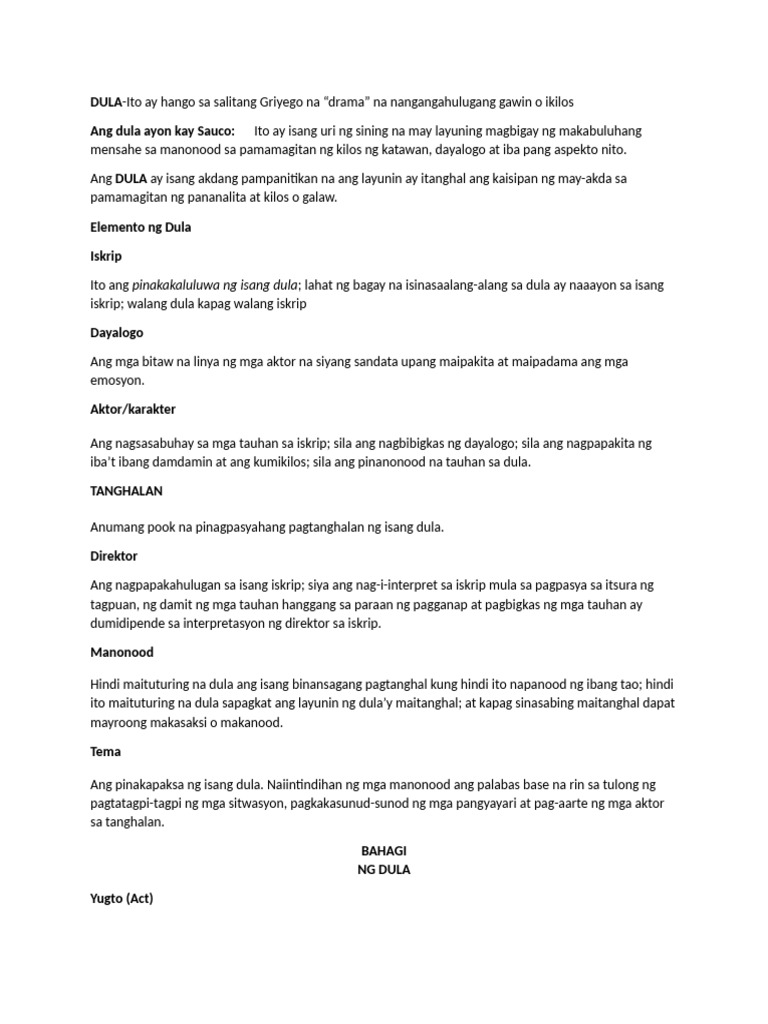 DULA | PDF
