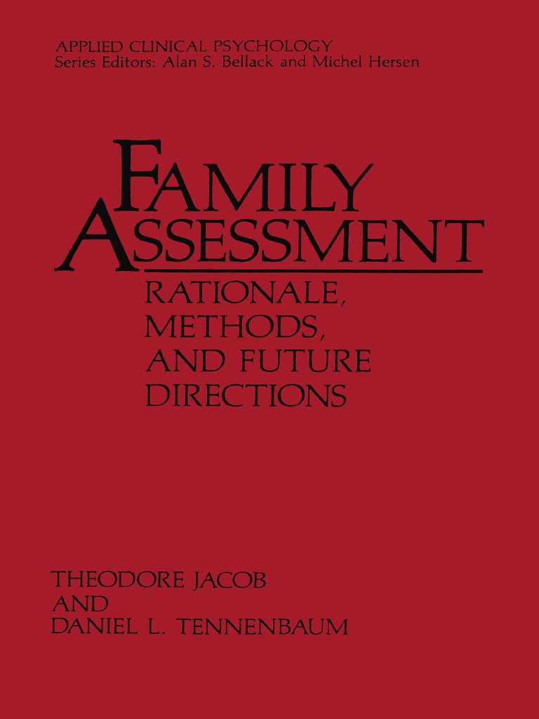Family Assessment_ Rationale, Methods and Future Directions | PDF