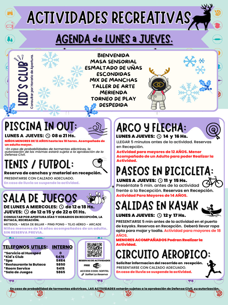 Actividades Recreativas Sofitel 20240819 102040 0000 | PDF