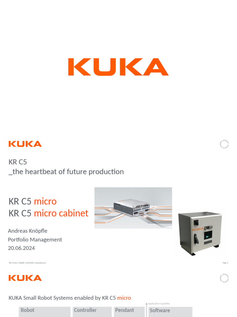KUKA KR C5 Micro Controller Overview | PDF | Manufactured Goods ...