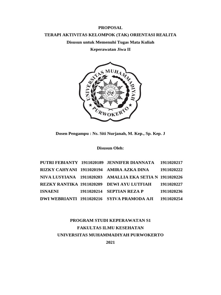 Proposal Tak Orientasi Realita 5D | PDF