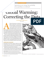 Global Warming Data Correction