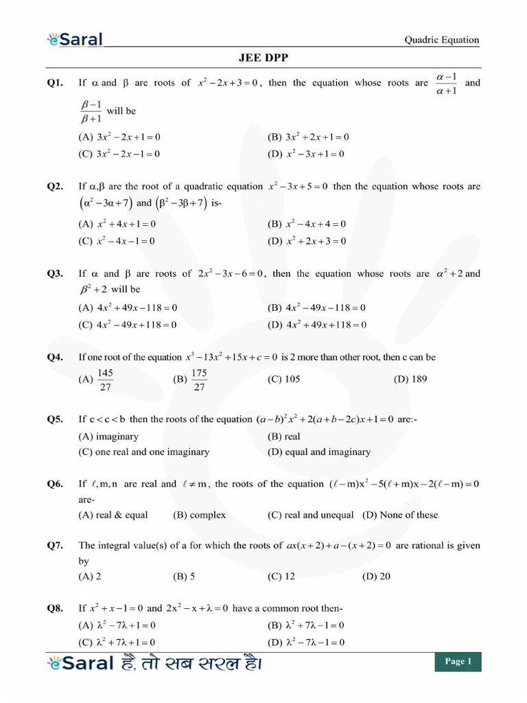 DPP 2 | PDF