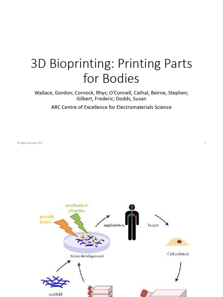 3D Bioprinting | PDF