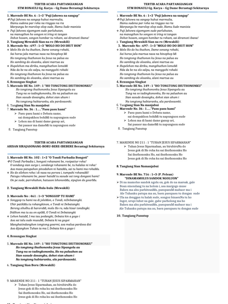 Tertib ACARA | PDF