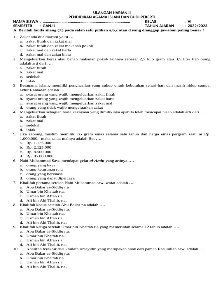 Uh 2 S1 Pai KLS 6 A | PDF