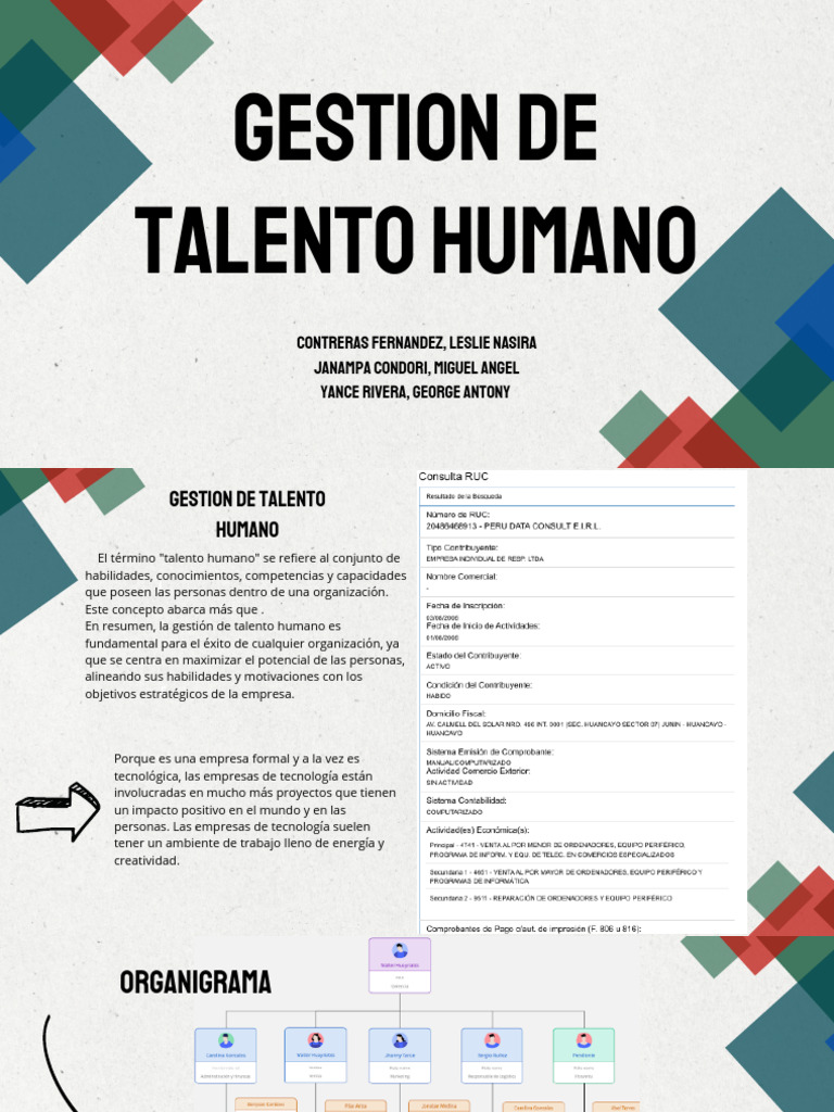 Gestion de Talento Humano S4 Pa1 | PDF