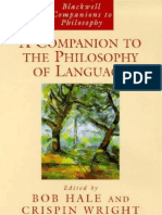 Esencialismo - a Companion to Philosophy of Language