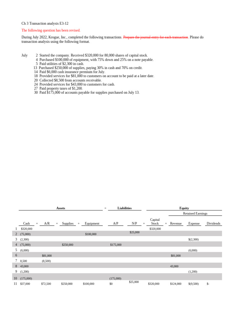 In-Class Problem - CH 2 3 | PDF