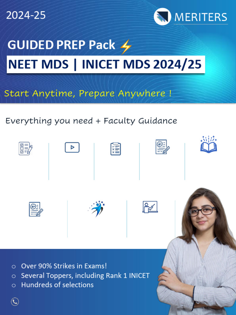 NEET MDS 2024 Guided Prep Overview | PDF | Dentistry | Art