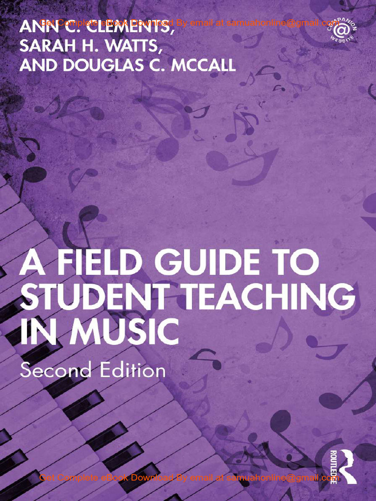 Ebook a field guide to student teaching in music 2e ann clements sarah