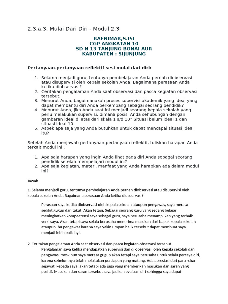 Mulai dari diri modul 2 3 pdf