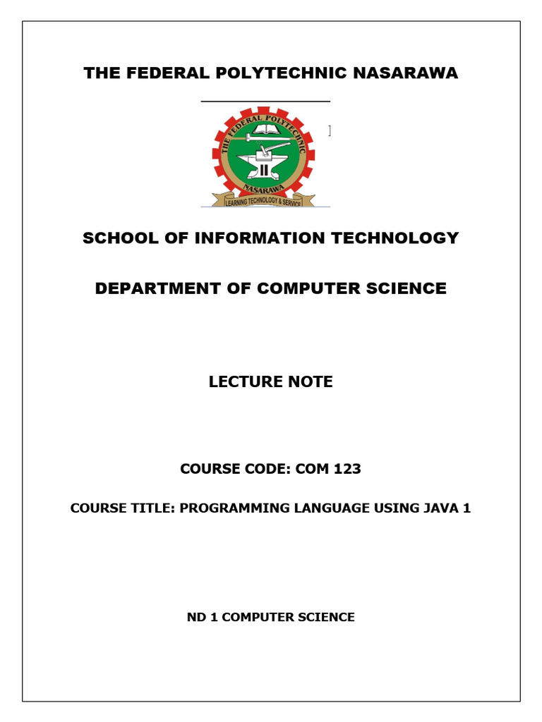 Com123 Note | PDF