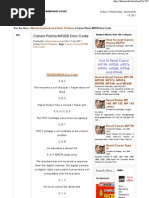 Download Canon Pixma MP258 Error Code by manbg SN77080509 doc pdf