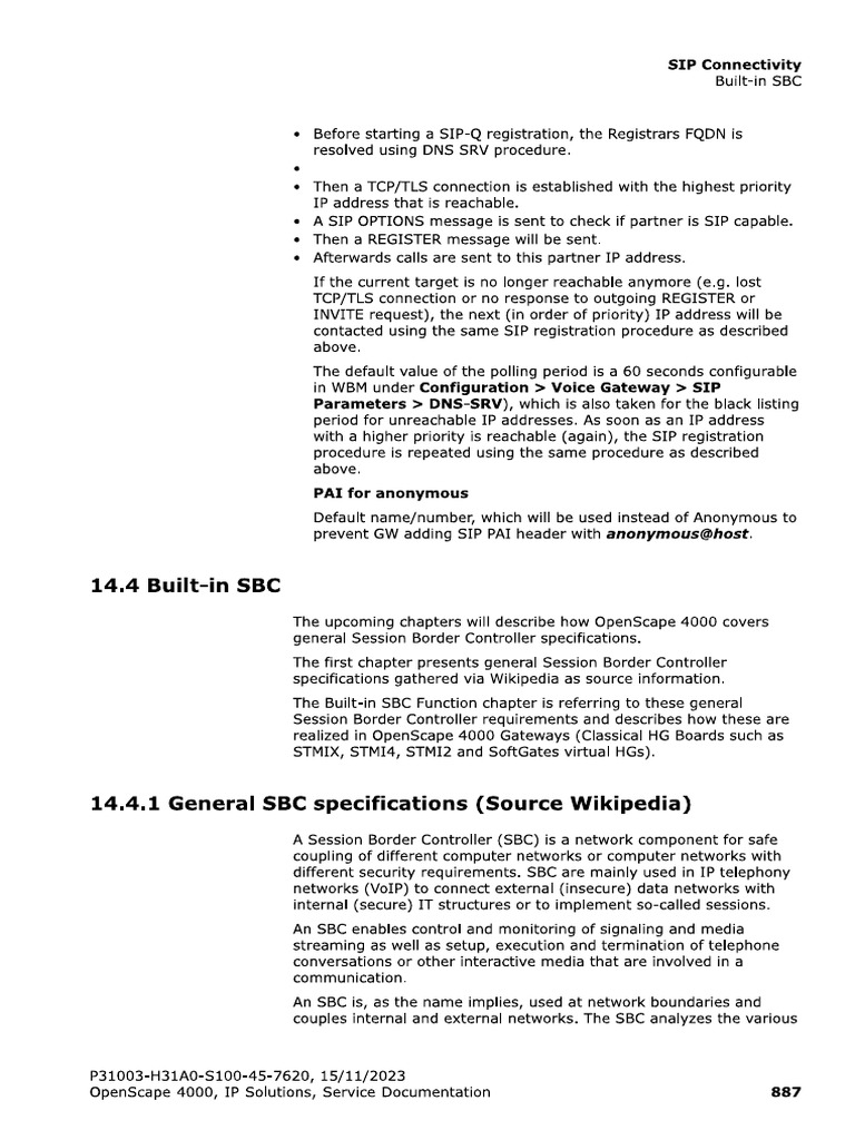 4000 Built-In SBC | PDF
