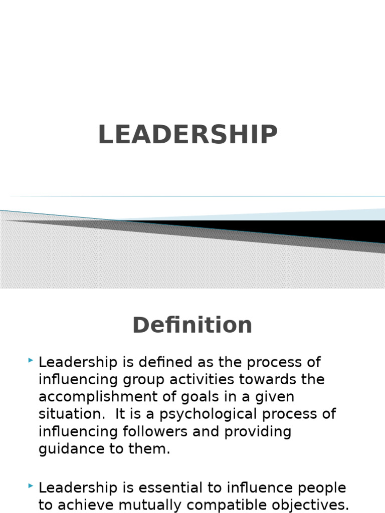 Unit-III Leadership | PDF