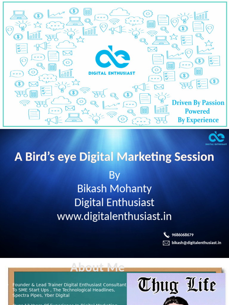 Digital Marketing Workshop Overview | PDF | Digital Marketing | Business