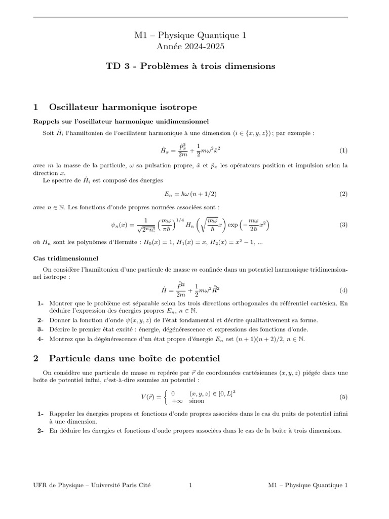 TD3 MQ 2024 25 | PDF