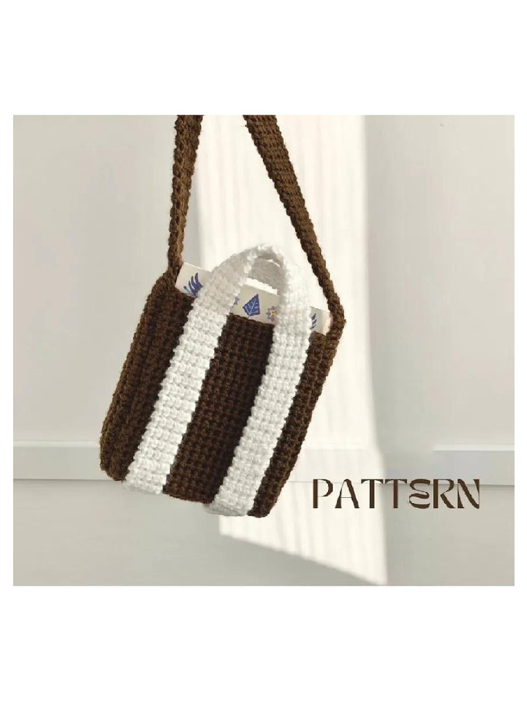 Crochet Cozy Bag Pattern | PDF
