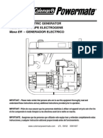 Coleman Powermate 5000 Generator Manual - Pm0525312.17