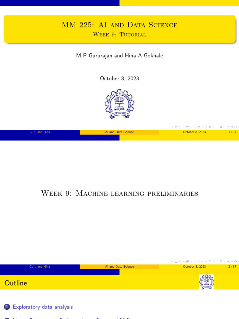 Week 9 Tutorial | PDF