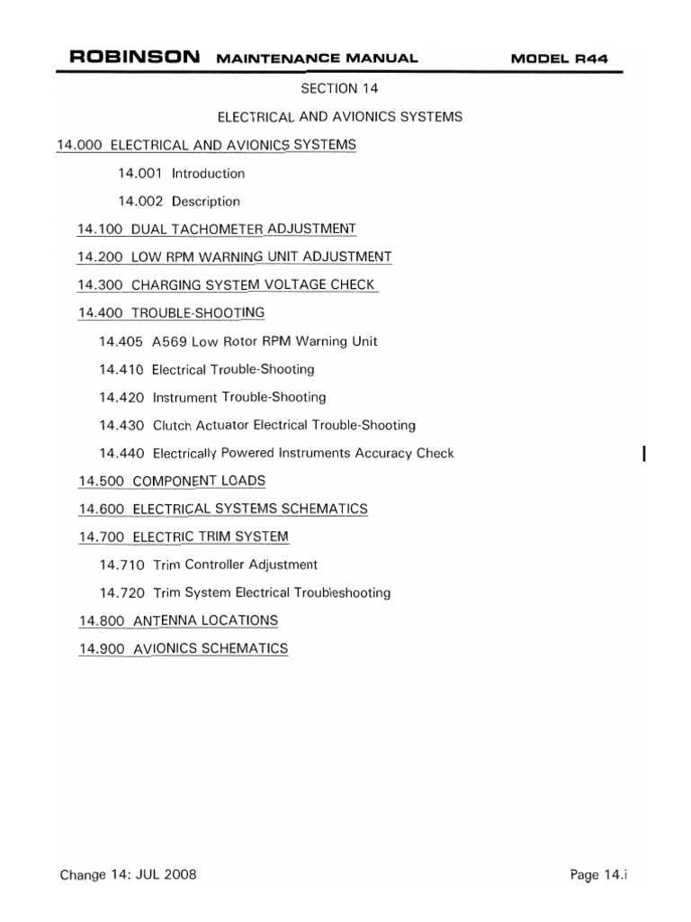 r44 MM Electrical Avionics | PDF