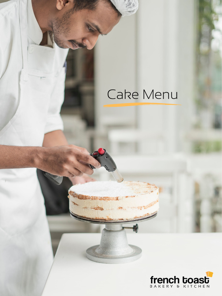 Cake Menu Revised 2024 | PDF