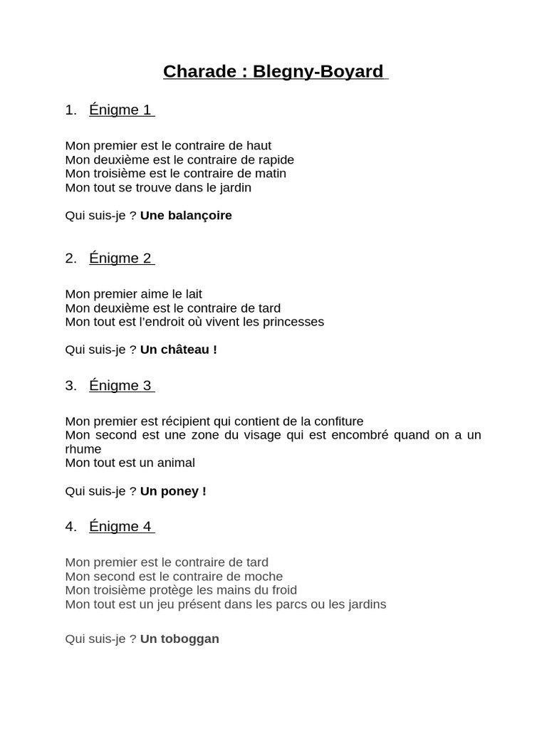 Charade | PDF