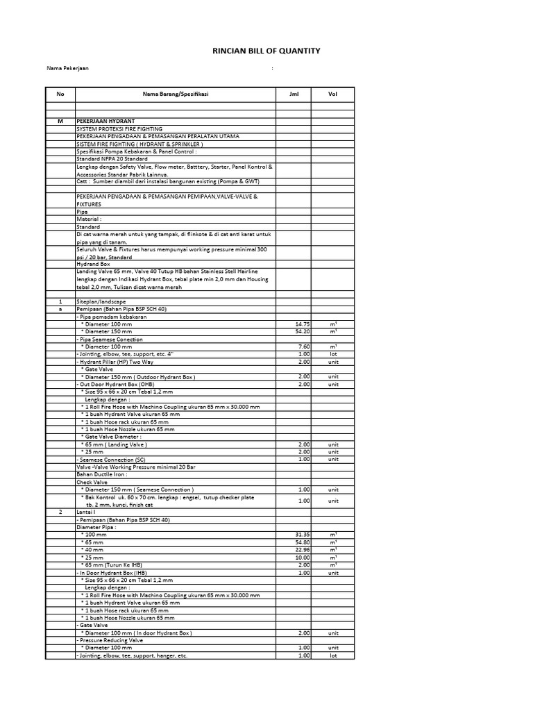 Mep gudang tools center msu pltu kosong pdf
