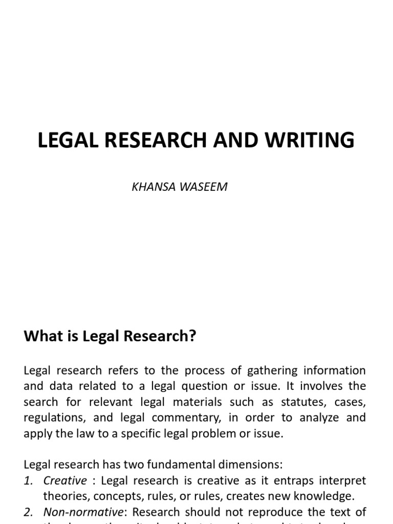 Legal Research Topics Philippines