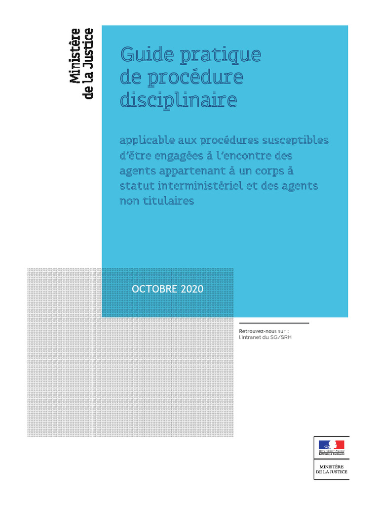 Guide de Procedure Conseil Discipline | PDF
