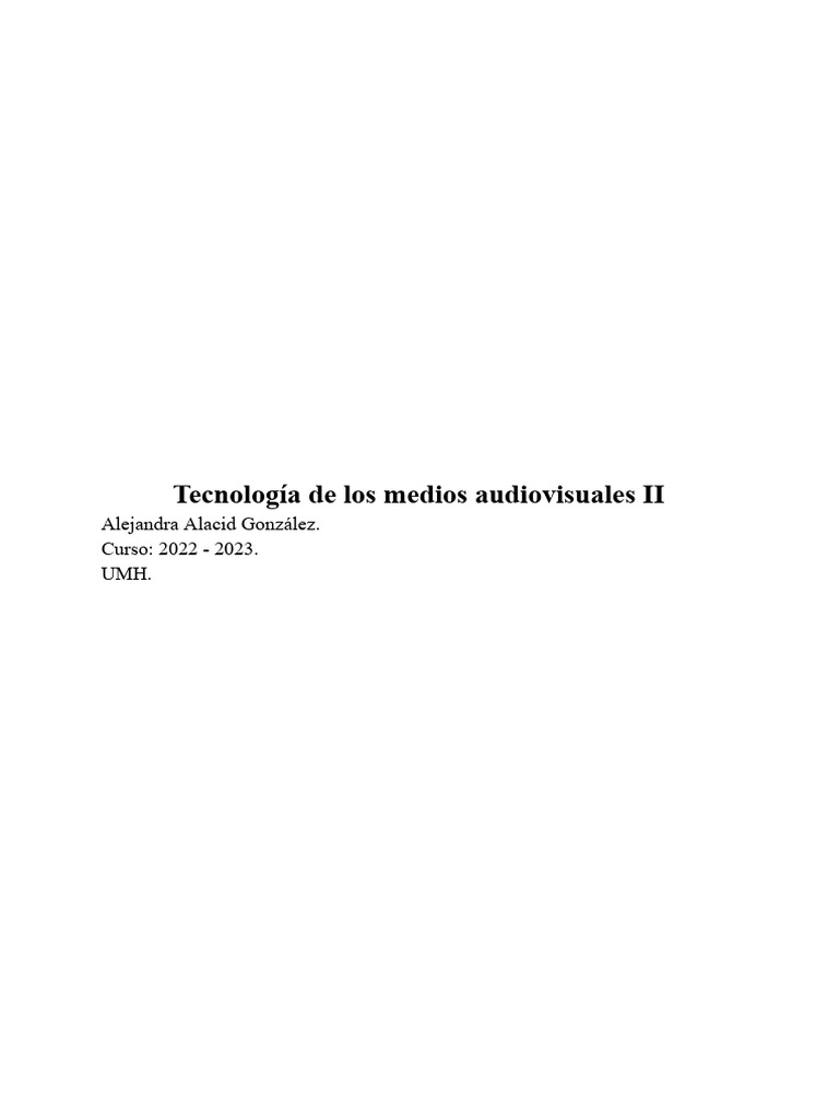 Apuntes TMA II | PDF