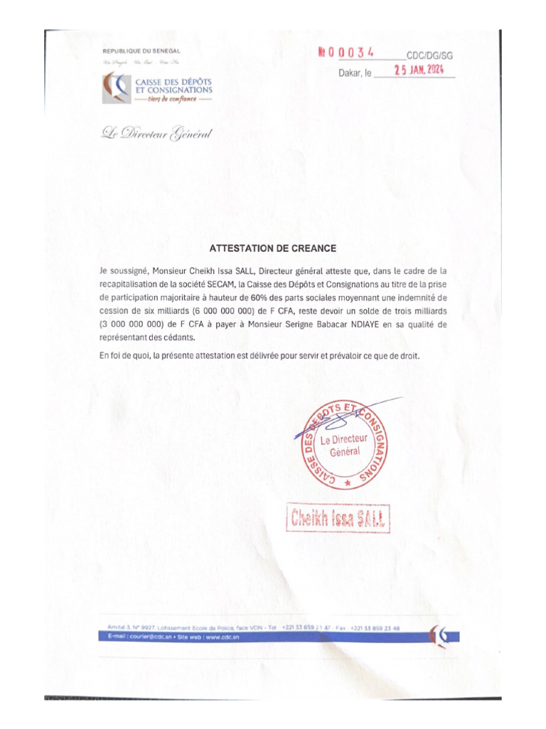 Attestation | PDF