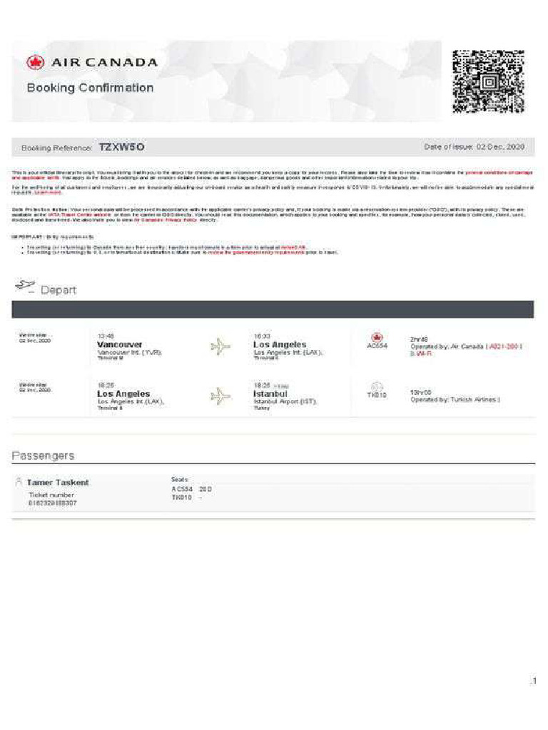 Image Result For Booking Ticket To Canada Without Surname