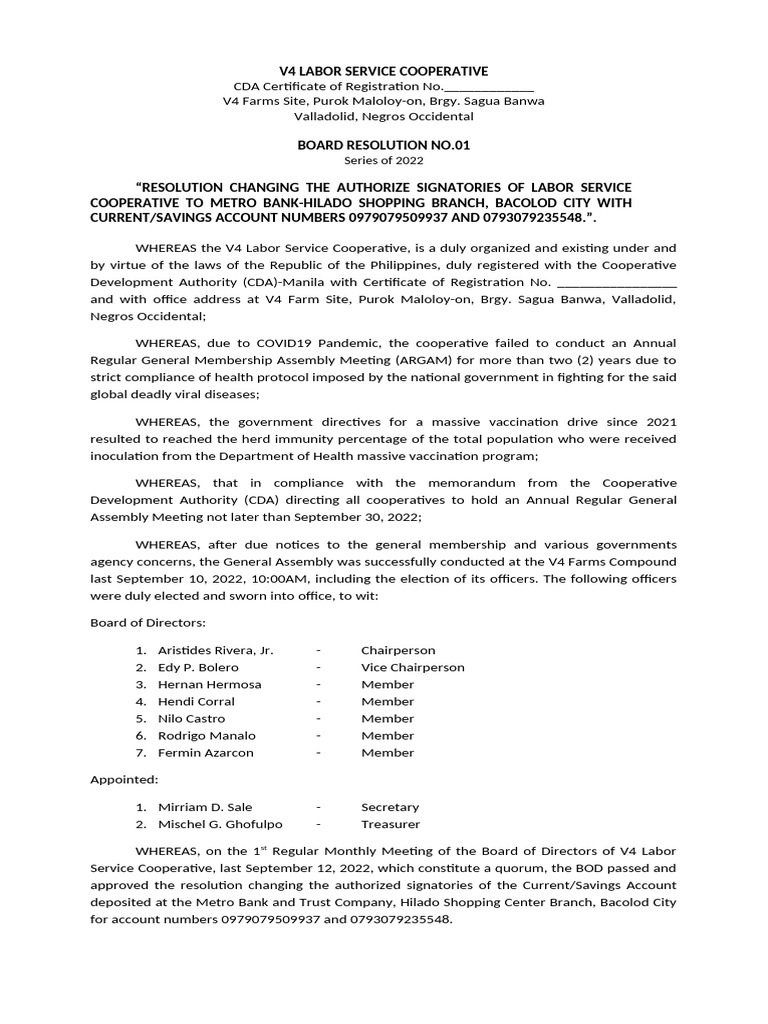 V4 Labor Service Cooperative | PDF