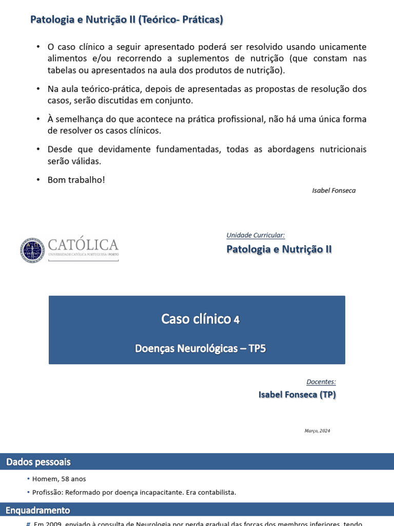 TP5 Neurologicas CasoClinico4 Pre | PDF
