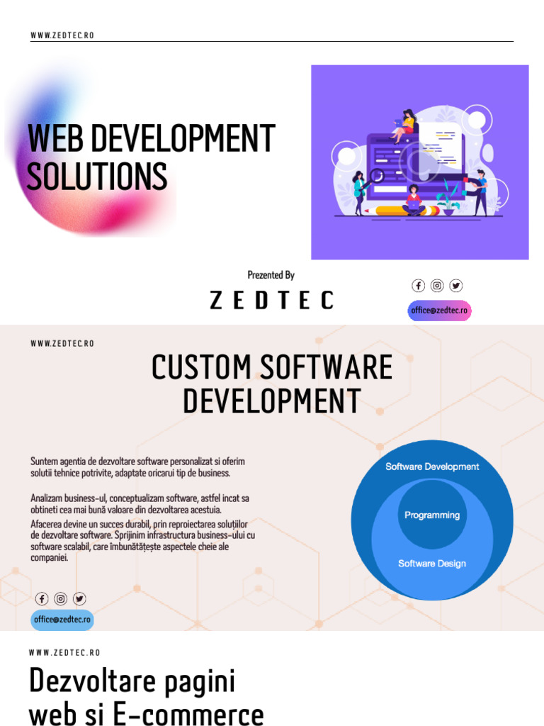 Custom Software & Web Solutions | PDF | Information Technology | Computing
