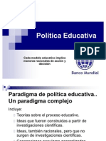 Política Educativa BM