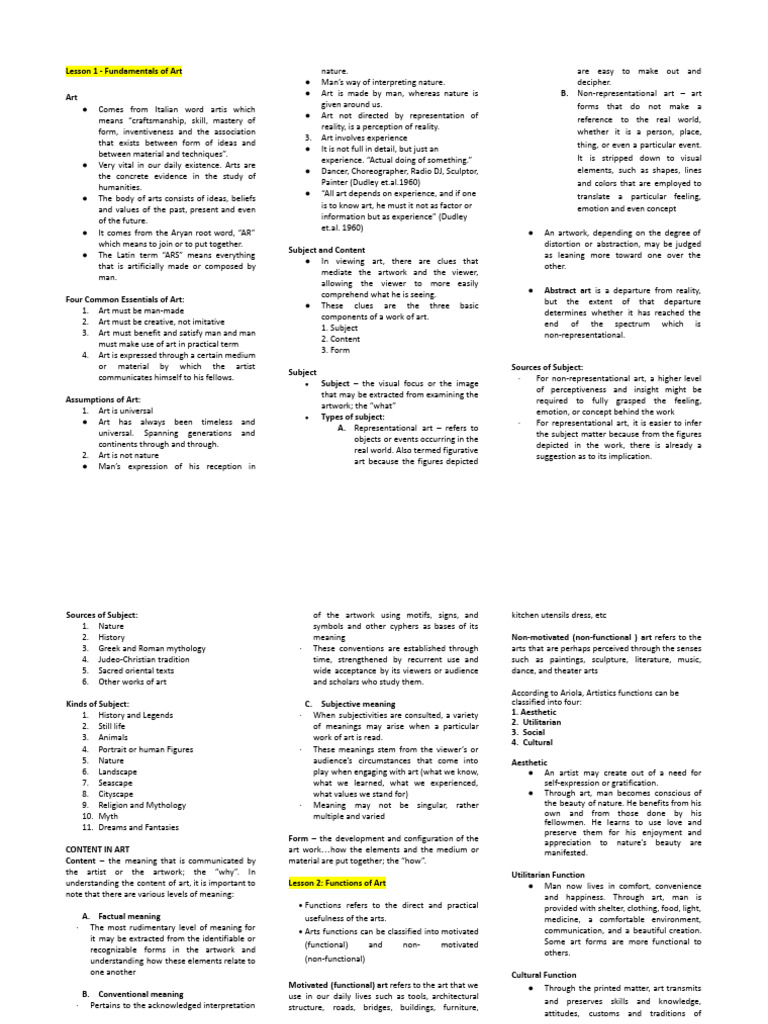 Art app reviewer pdf