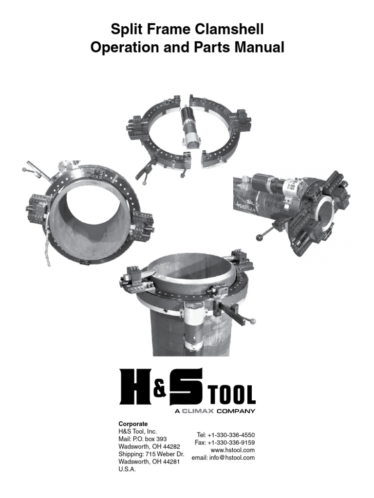 Split Frame Clamshell Manual | PDF | Screw | Gear