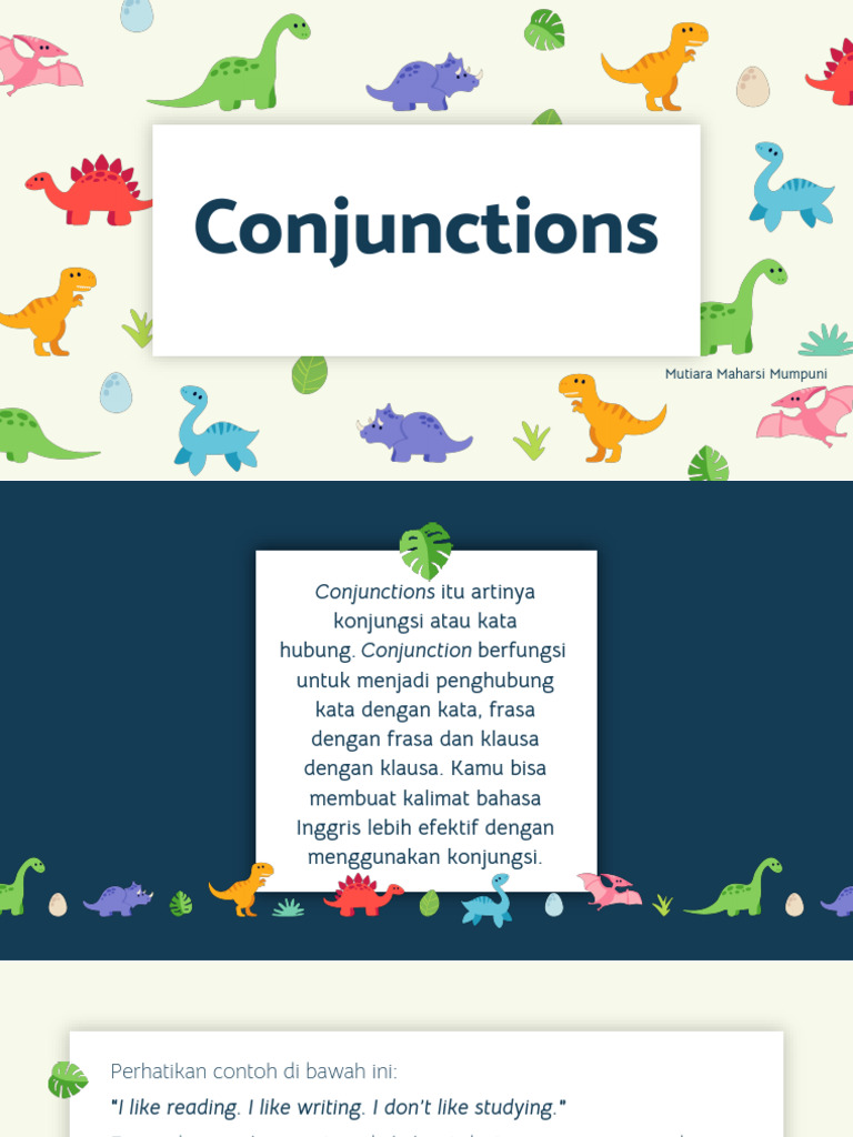 Notes Conjunctions | PDF