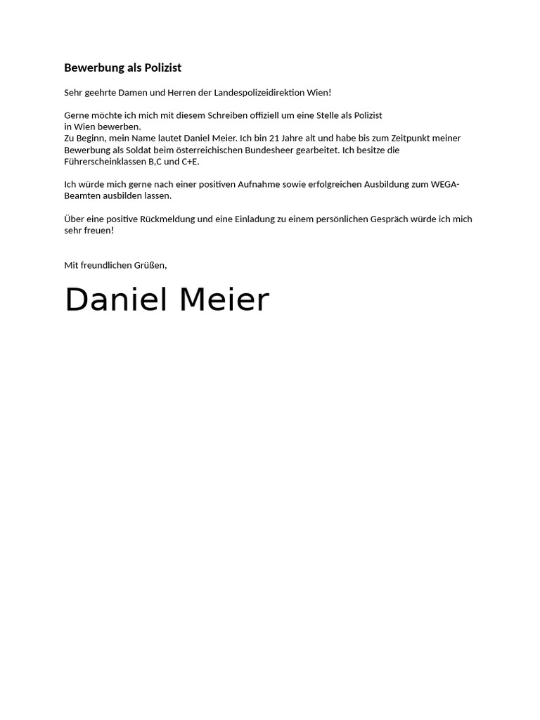Polizei Bewerbung Praktische Tipps